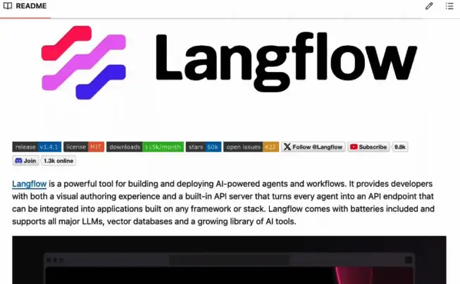 Langflow project